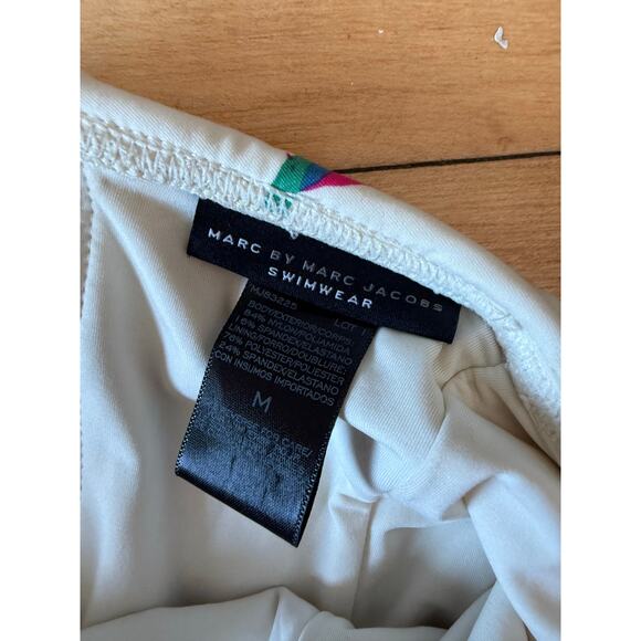 NWT Marc by Marc Jacobs retro Peplum Maillot one piece swimsuit bird print - Picture 3 of 10